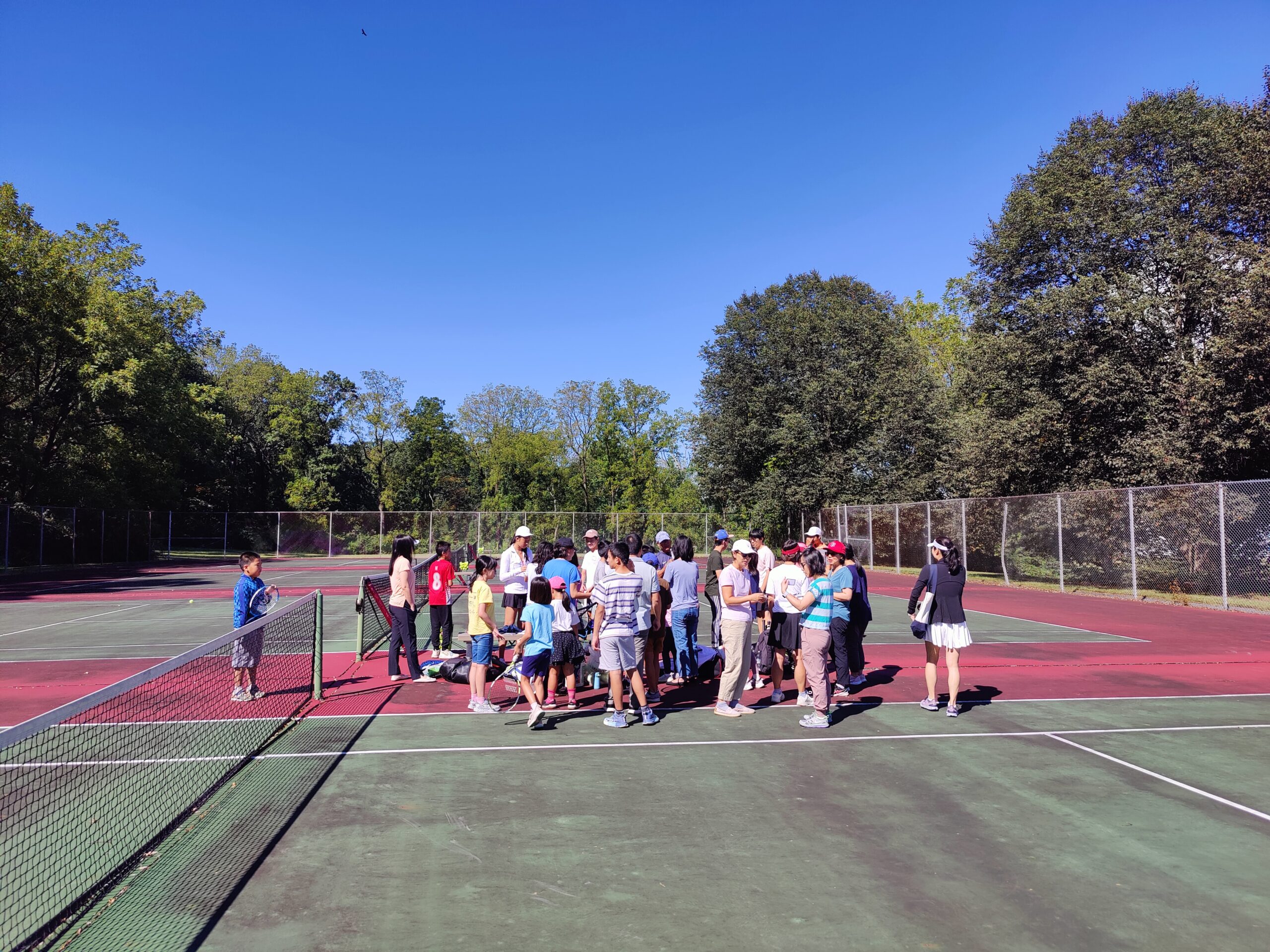 Player practicing during a fall session